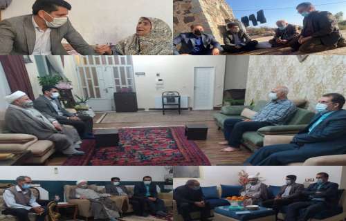 تکریم از خانواده های شاهد در جیرفت